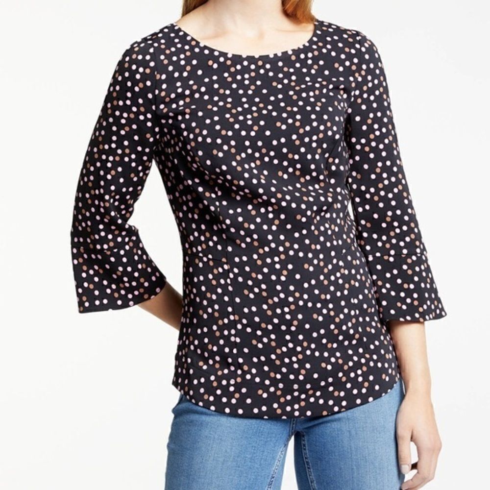 Boden Delia Polka Dot Blouse